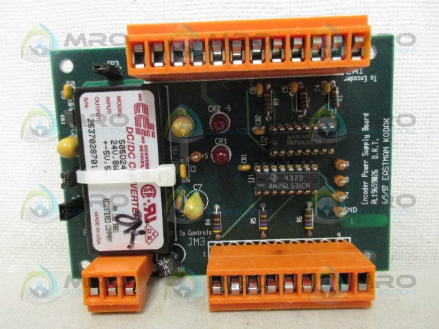 EASTMAN KODAK RL19659026 ENCODER POWER SUPPLY BOARD *USED*