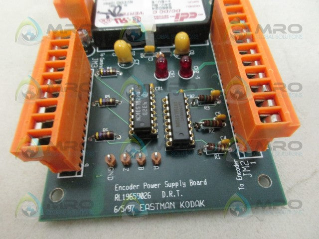 EASTMAN KODAK RL19659026 ENCODER POWER SUPPLY BOARD *USED*