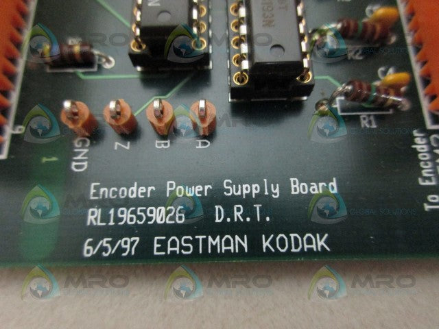 EASTMAN KODAK RL19659026 ENCODER POWER SUPPLY BOARD *USED*