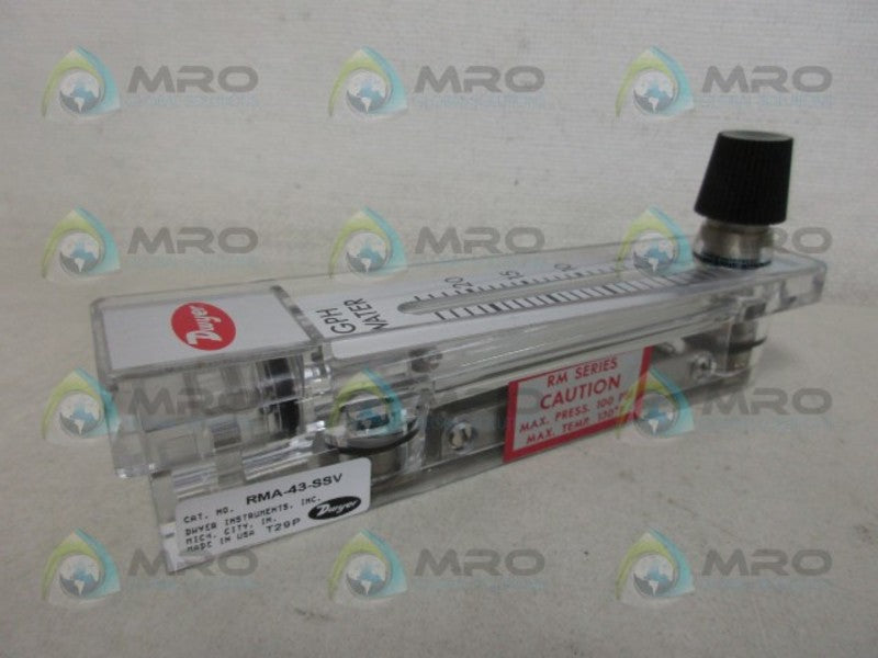DWYER RMA-43-SSV FLOWMETER *NEW IN BOX*