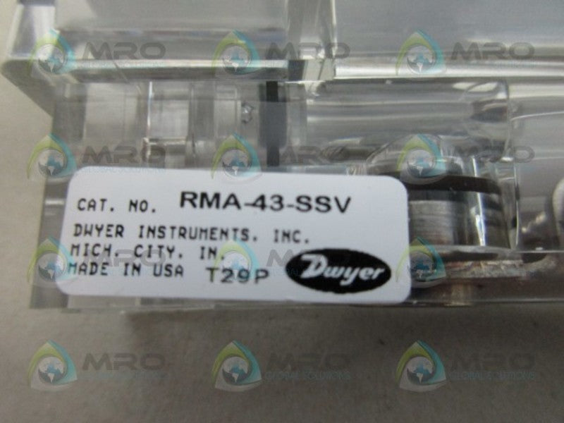 DWYER RMA-43-SSV FLOWMETER *NEW IN BOX*