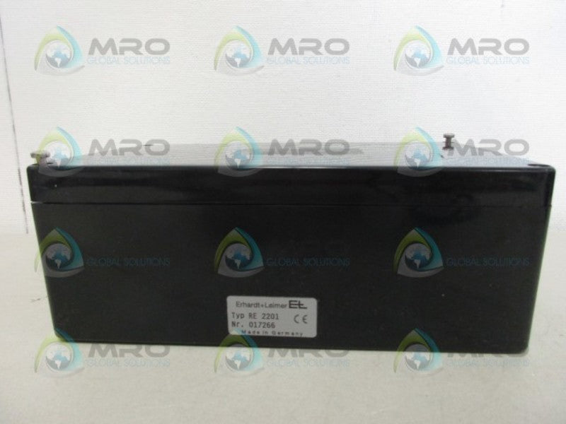 ERHARDT+LEIMER RE2201 CONTROLLER *USED*
