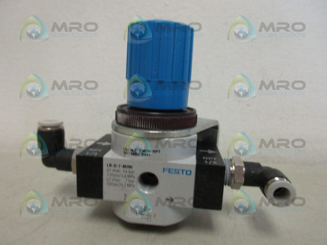 FESTO LR-D-7-MINI AIR PRESSURE REGULATOR *USED*