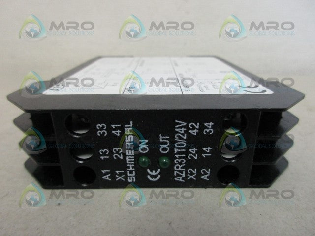SCHMERSAL AZR31T0 SAFETY RELAY *NEW NO BOX*