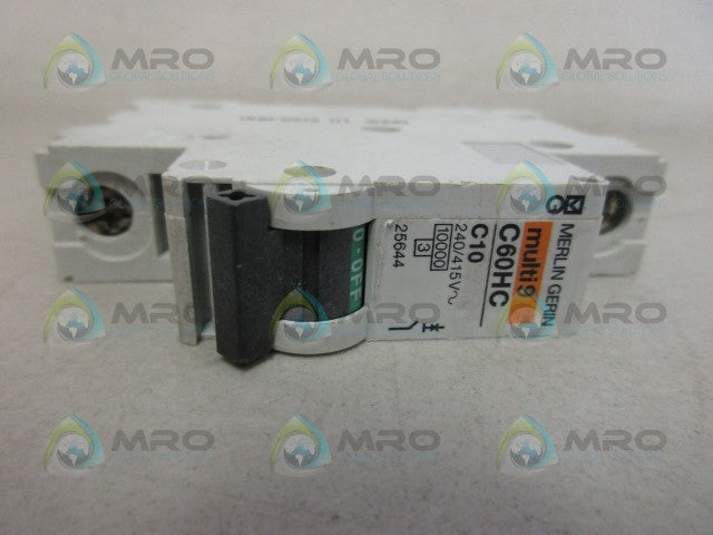 MERLIN GERIN 25644 CIRCUIT BREAKER 10A *NEW NO BOX*