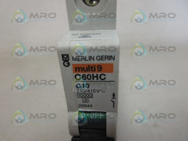 MERLIN GERIN 25644 CIRCUIT BREAKER 10A *NEW NO BOX*