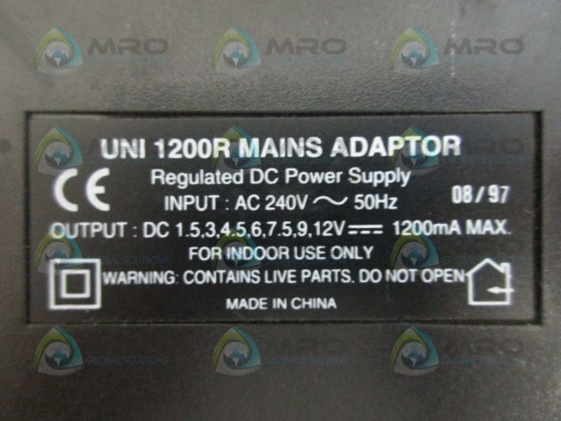 INDUSTRIAL MRO UNI1200R DC POWER SUPPLY *NEW NO BOX*