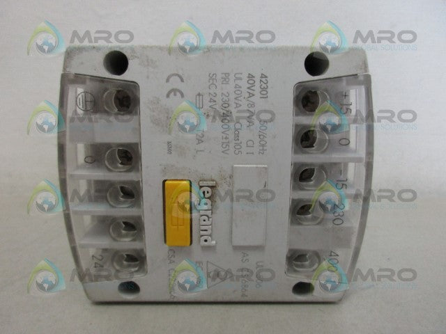 LEGRAND 42301 TRANSFORMER *USED*