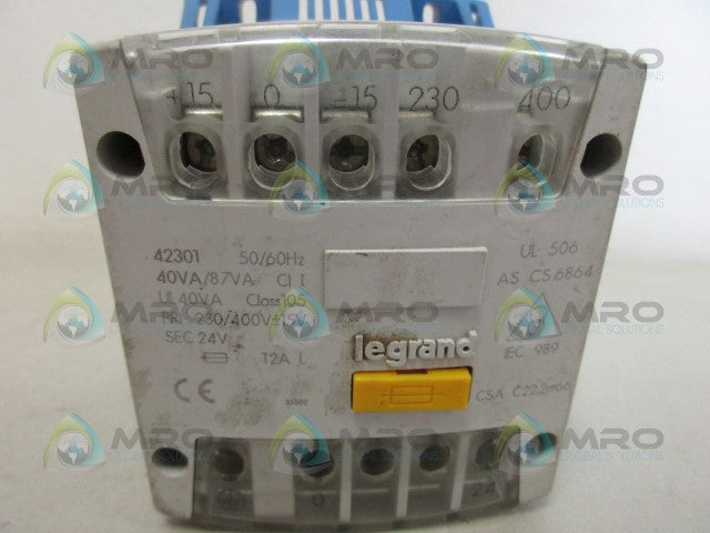 LEGRAND 42301 TRANSFORMER *USED*