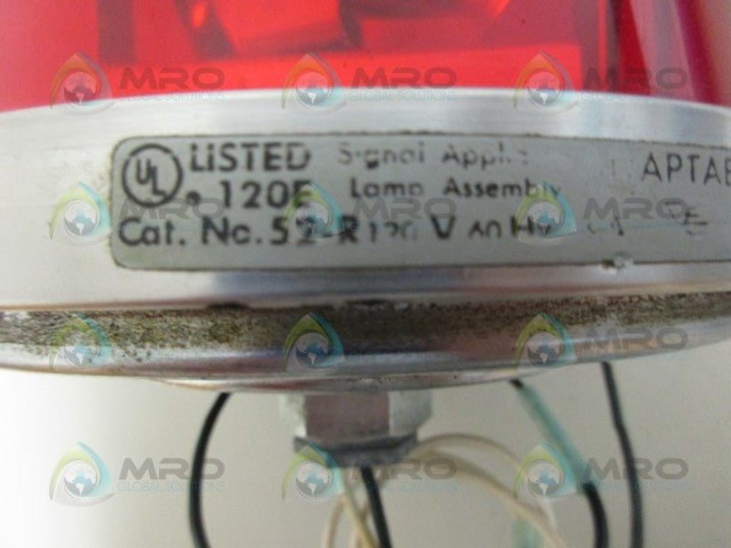 BRIDGEPORT 52-R120 (RED) BEACON LIGHT UNMP