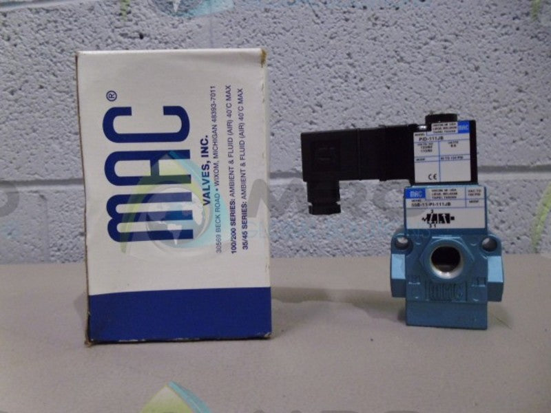 MAC 55B-11-PI-111JB SOLENIOD VALVE *NEW IN BOX*