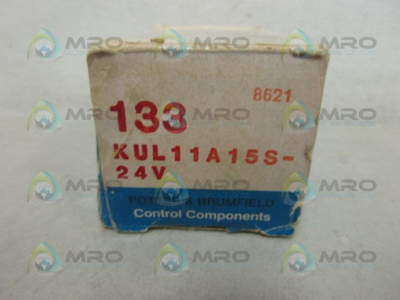 POTTER & BRUMFIELD KUL-11A15S-24 RELAY 24V *NEW IN BOX*