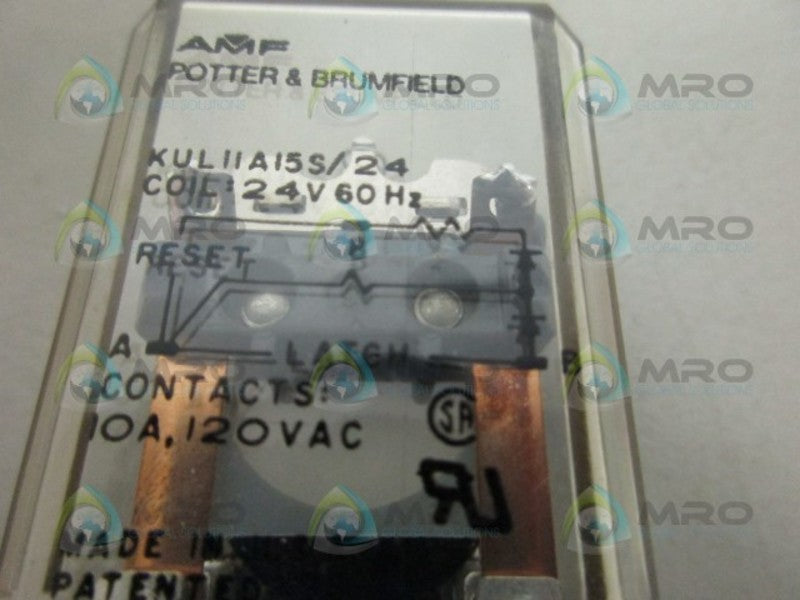 POTTER & BRUMFIELD KUL-11A15S-24 RELAY 24V *NEW IN BOX*