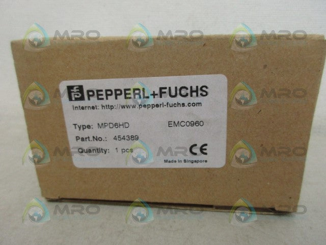 PEPPERL+FUCHS MPD6HD PHOTOELECTRIC SENSOR *NEW IN BOX*