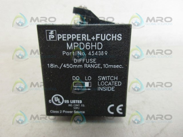 PEPPERL+FUCHS MPD6HD PHOTOELECTRIC SENSOR *NEW IN BOX*