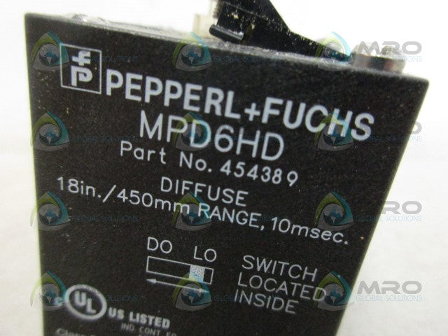 PEPPERL+FUCHS MPD6HD PHOTOELECTRIC SENSOR *NEW IN BOX*