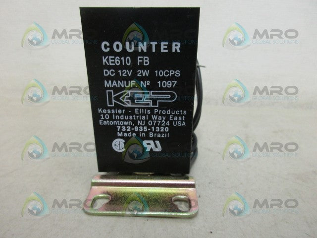 KEP KE610 6-DIGIT ANALOG ELECTRICAL COUNTER *NEW NO BOX*
