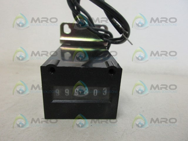 KEP KE610 6-DIGIT ANALOG ELECTRICAL COUNTER *NEW NO BOX*