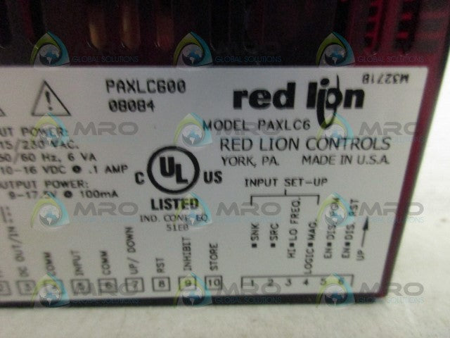 RED LION PAXLC600 DISPLAY MODULE *NEW NO BOX*