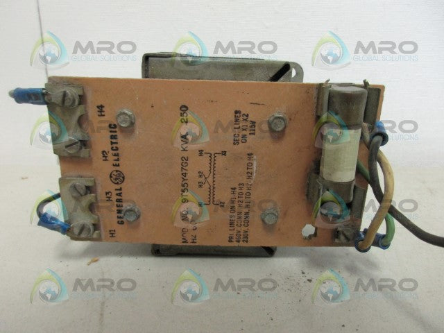 GENERAL ELECTRIC 9T55Y47G2 TRANSFORMER *USED*