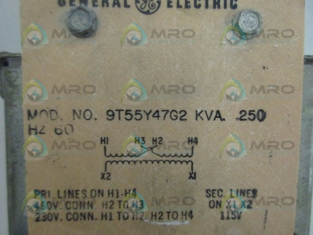 GENERAL ELECTRIC 9T55Y47G2 TRANSFORMER *USED*