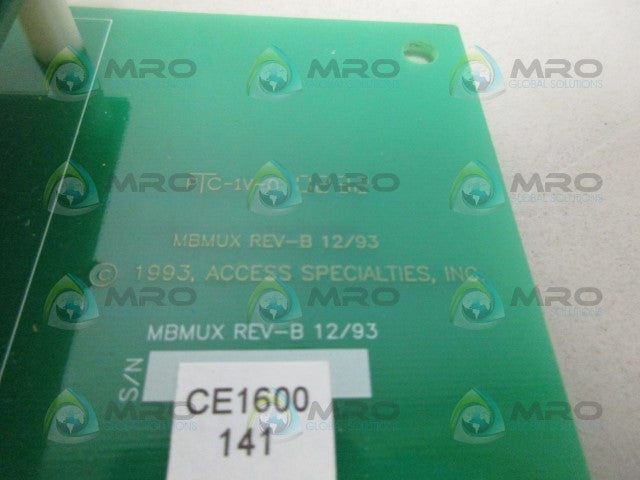 ACCESS SPECIALTIES CE1600 CHANNEL EXPANDER *NEW NO BOX*