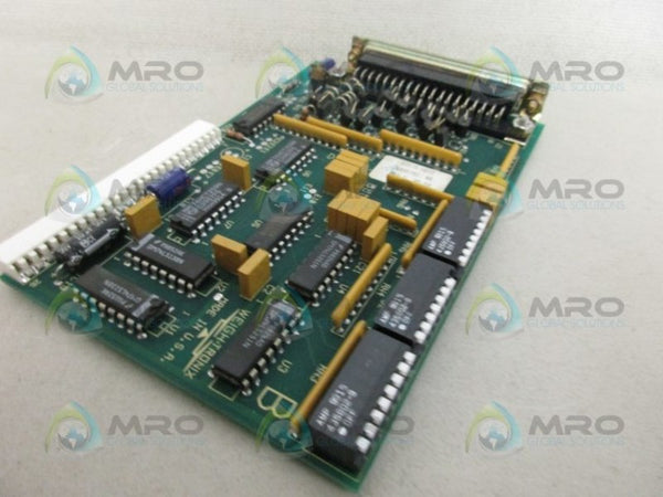 WEIGH TRONIX D27175-0010 PROCESSOR BOARD UNMP