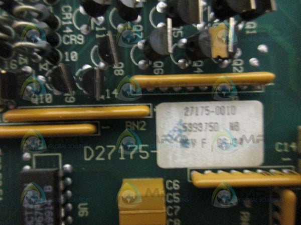 WEIGH TRONIX D27175-0010 PROCESSOR BOARD UNMP