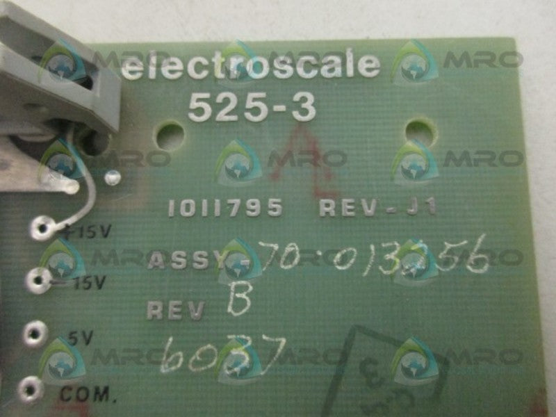 ELECTROSCALE 525-3 CIRCUIT BOARD UNMP