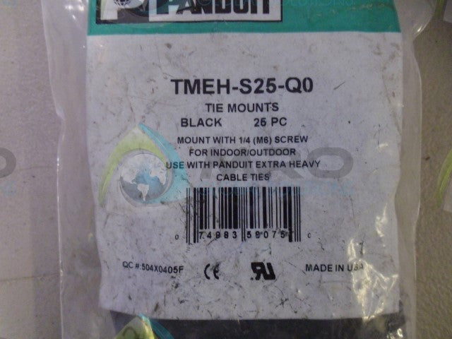 PANDUIT S25-Q0 TIE MOUNT BAG OF 25 *NEW IN BAG*