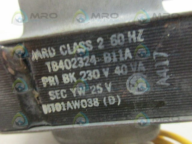 INDUSTRIAL MRO PART #TB402324-B11A *USED*