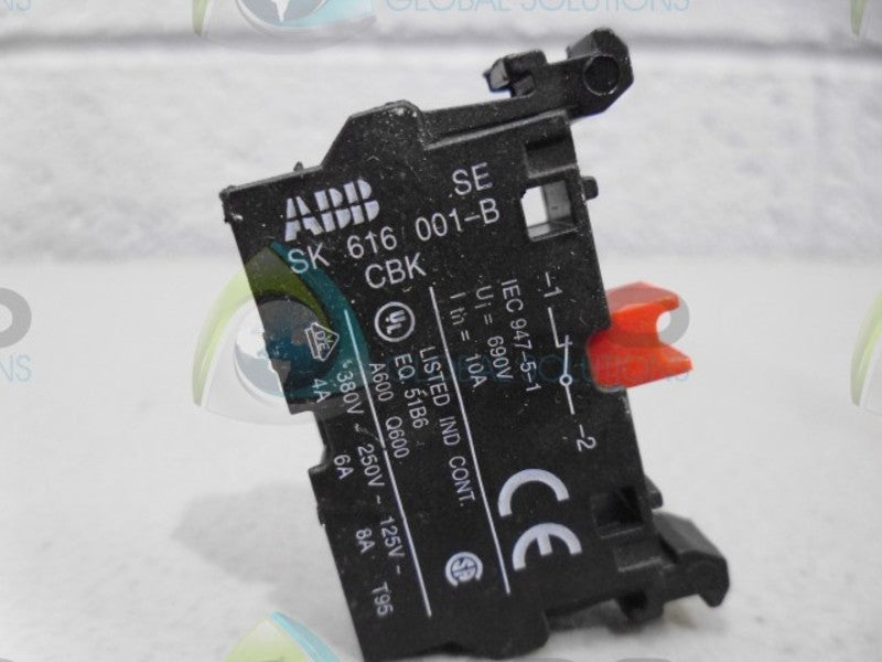 ABB 616 001-B CONTACT BLOCK *NEW NO BOX*