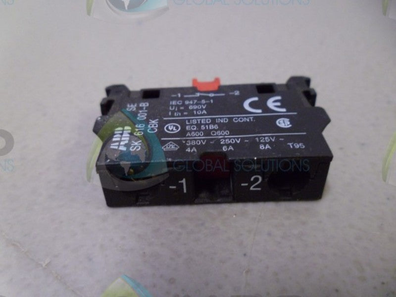 ABB 616 001-B CONTACT BLOCK *NEW NO BOX*