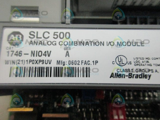 ALLEN BRADLEY 1746-NIO4V SER. A *NEW IN BOX*