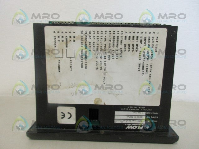 FLOWDATA BC81-A-3A-2-C COUNTER *USED*