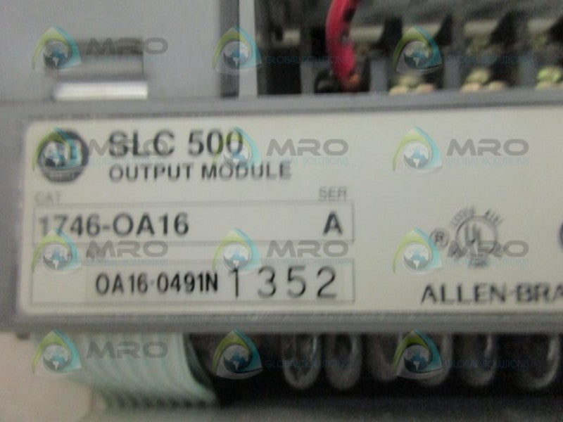 ALLEN BRADLEY 1746-OA16 SER. A *USED*