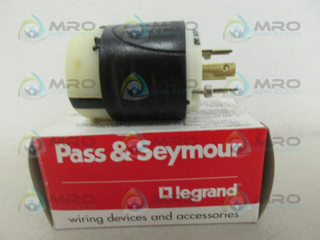 PASS & SEYMOUR L1620-P TURNLOK PLUG *NEW IN BOX*