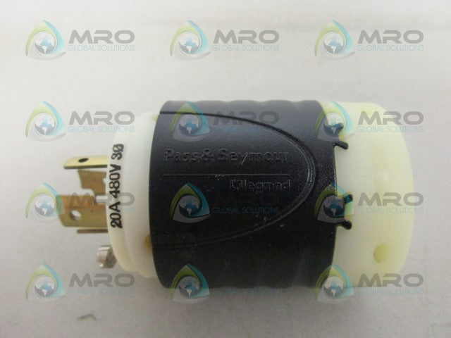 PASS & SEYMOUR L1620-P TURNLOK PLUG *NEW IN BOX*