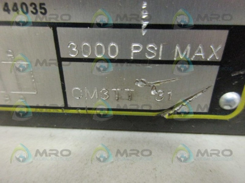 PARKER CM3TT PILOT VALVE NSNP