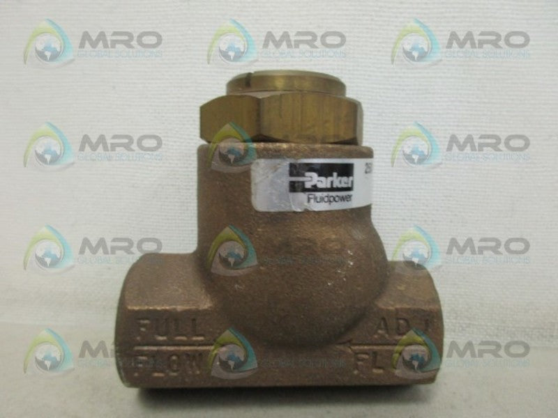 PARKER S75B FLOW CONTROL VALVE NSNP