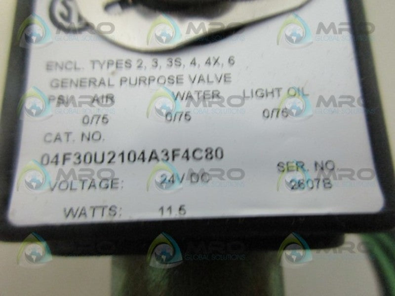 PARKER 04F30U2104A3F4C80 GENERAL PURPOSE VALVE NSMP