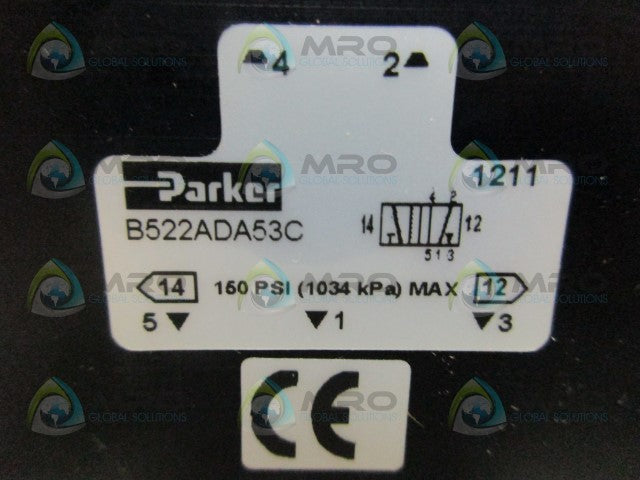 PARKER B522ADA53C SOLENOID VALVE *NEW IN BOX*
