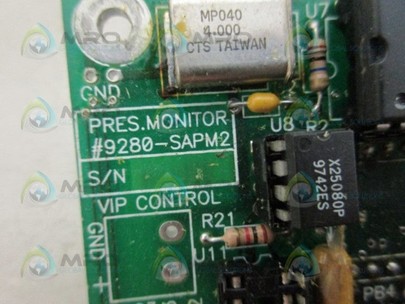 INDUSTRIAL MRO 9280-SAPM2 MONITOR *USED*