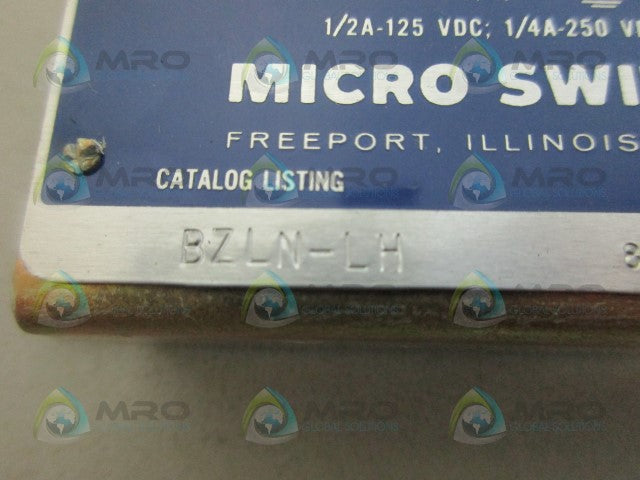 MICROSWITCH BZLN-LH LIMIT SWITCH *NEW IN BOX*