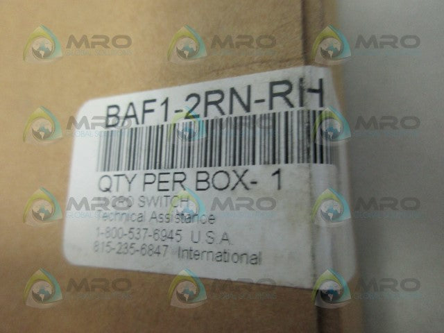 MICROSWITCH BAF1-2RN-RH LIMIT SWITCH *FACTORY SEALED*