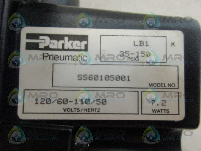 PARKER SS60105001 PNEUMATIC VALVE *NEW NO BOX*