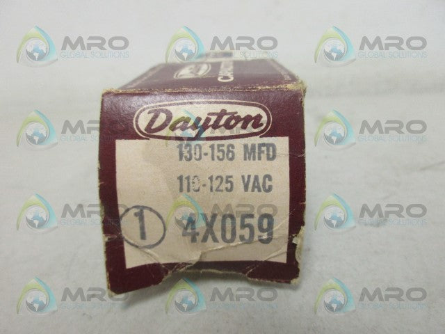 DAYTON 4X059 CAPACITOR *NEW IN BOX*