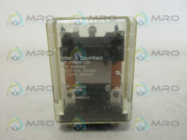POTTER & BRUMFIELD KUP-11AE5-120 RELAY *USED*