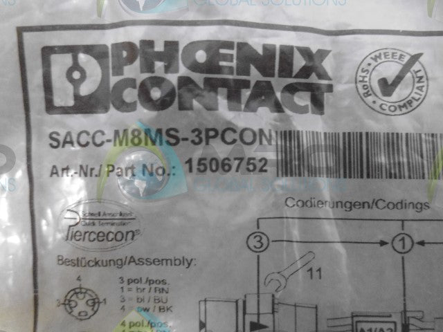 PHOENIX SACC-M8MS-3PCON *NEW IN BOX*