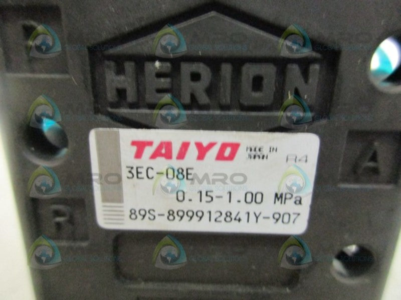 TAIYO 3EC-08E SOLENOID VALVE (AS PICTURED) *NEW NO BOX*